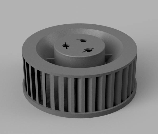 🪖 Devilbiss AF320 Compressor Replacement Fan # CAC-1148-1・ STL